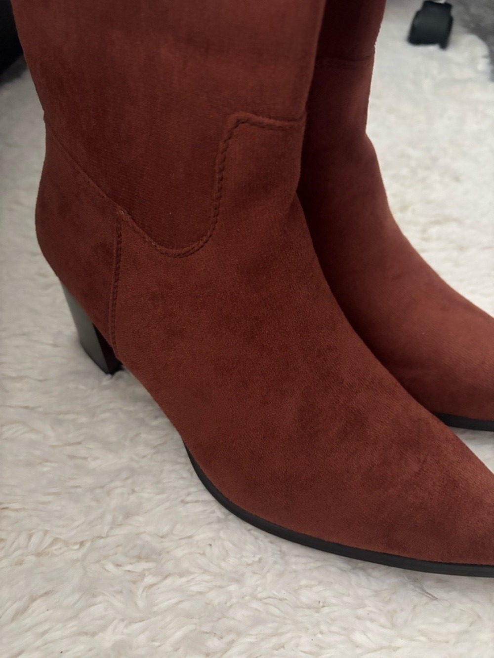 Shoe'N Tale Brown Knee High Boots Women Size 41 - Picture 10 of 17